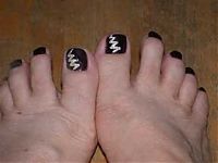 Harry Potter toes Harry Potter toes