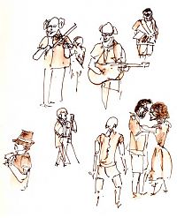 Beausoleil at the UC Davis Quad: sketches Beausoleil at the UC Davis Quad: sketches