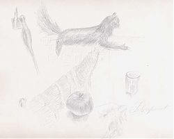 Silverpoint doodling Silverpoint doodling