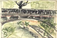 Bridge in east part of Arboretum