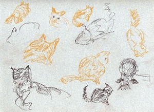 Illustration Friday cats