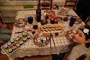 Simon's sushi table