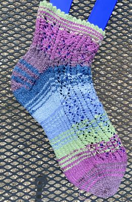 bamboo lace ankle sock