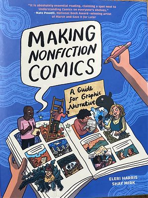 photo of book jacket for Making Nonfiction Comics