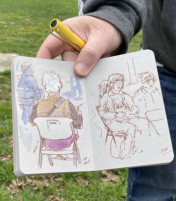 sketch of Pica sketch of Pica