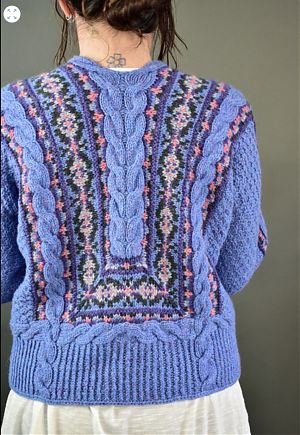 screenshot of Jennifer Beale's Fort Amherst sweater